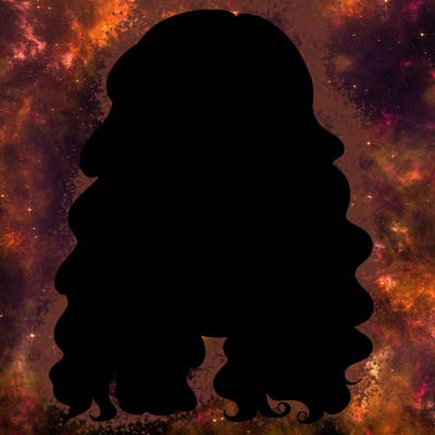 realistic girl with wavy hair