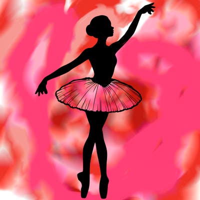 realistic ballerina