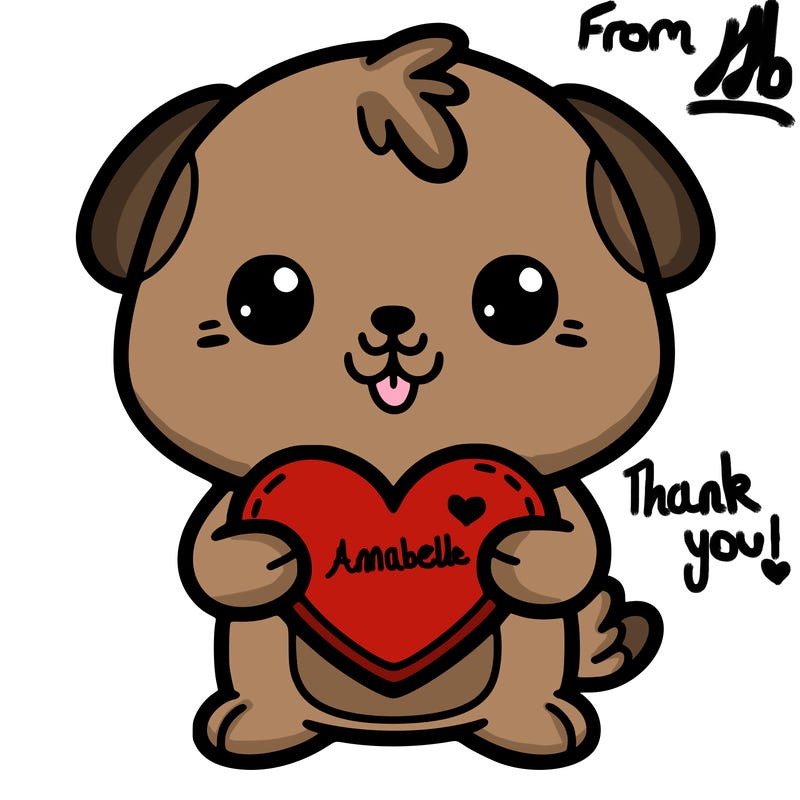 animal holding a heart