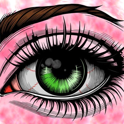 realistic eye