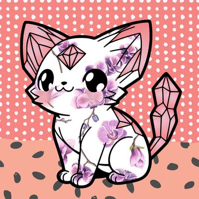 crystal kitten