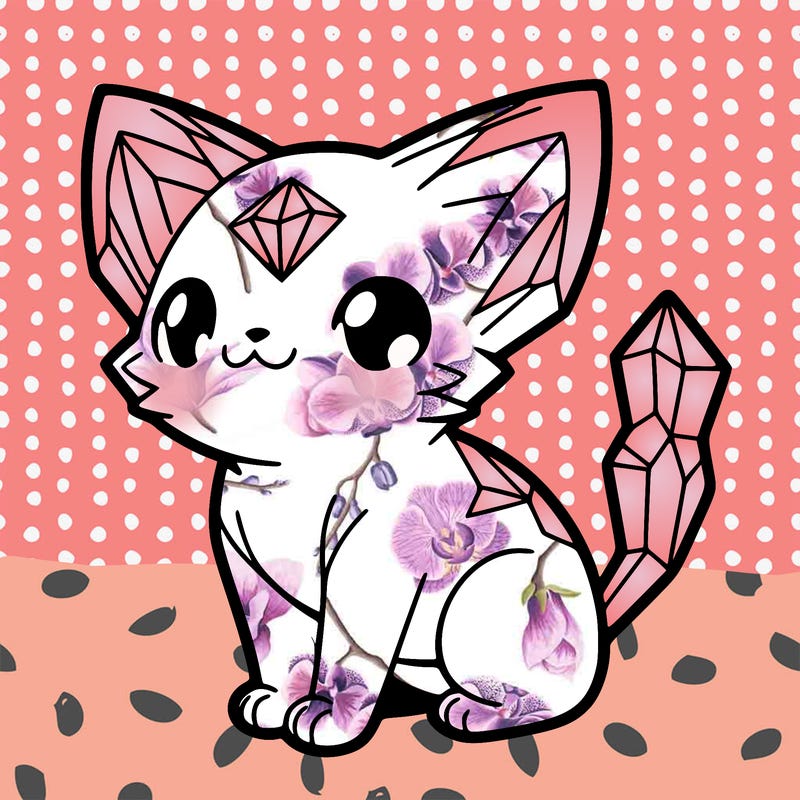 crystal kitten