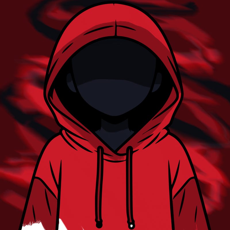 faceless girl in hoodie