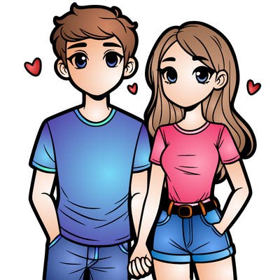 boyfriend and girlfriend