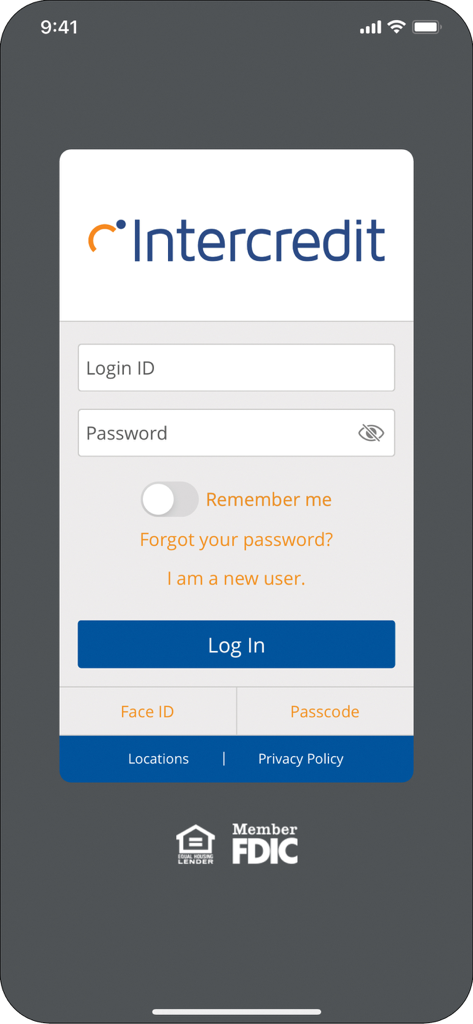 Intercredit Mobile Banking - Finance App | MWM