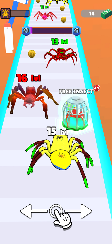 Spider & Insect Evolution Run - Games App | MWM