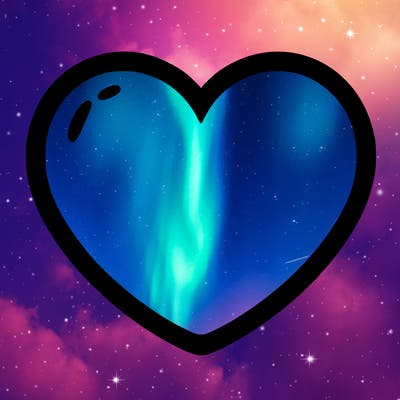 a blank heart