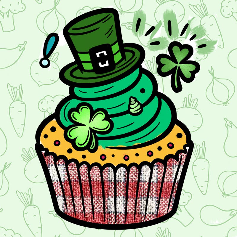 saint patrick’s day cupcake