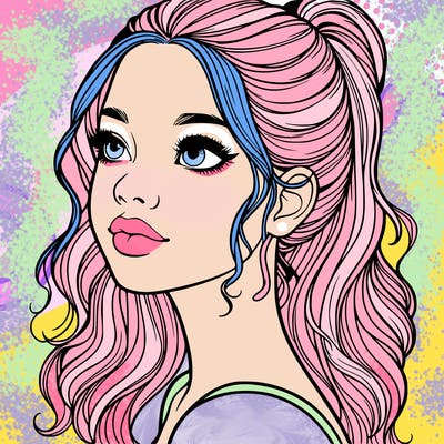 beautiful realistic girl