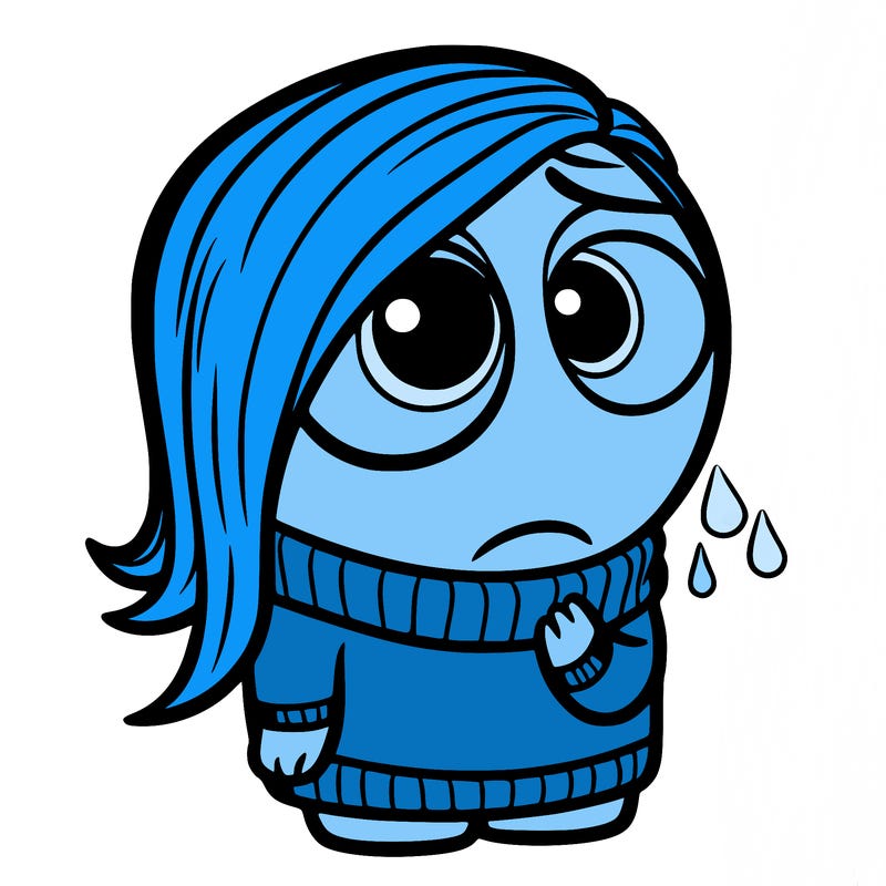 sadness of. in side out