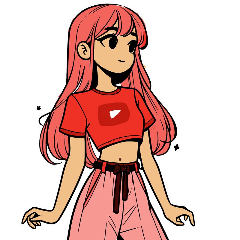 girl in a cute crop top