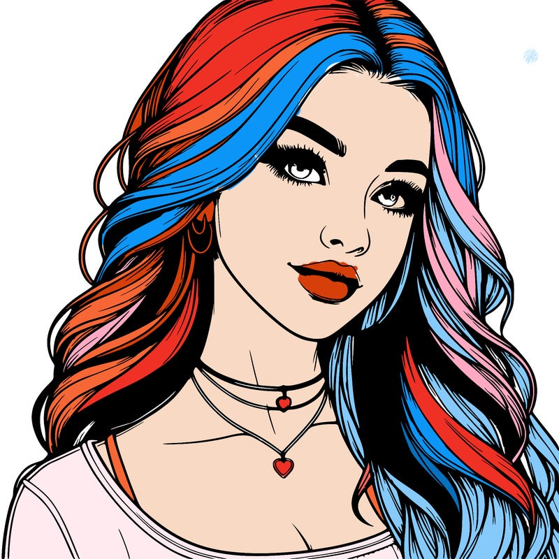 detailed realistic girl