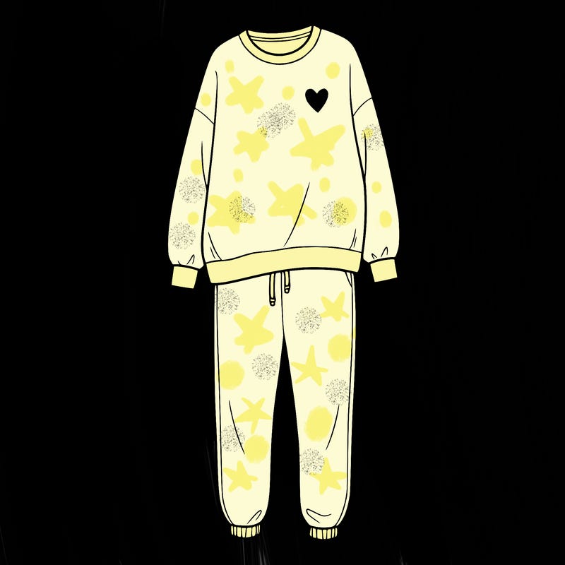 cute sweat shirt and sweat pants