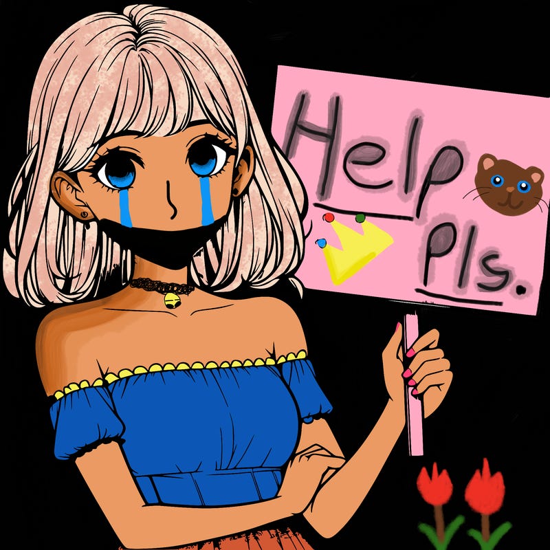 realistic pretty girl holding blank sign