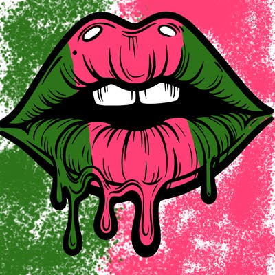 lips that look realistic and drip