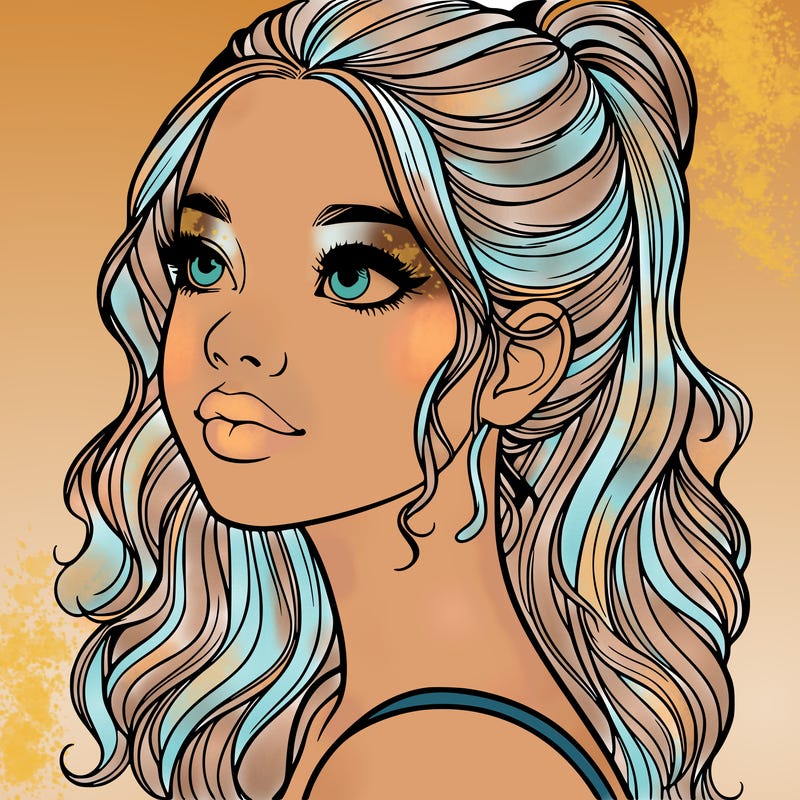 beautiful realistic girl