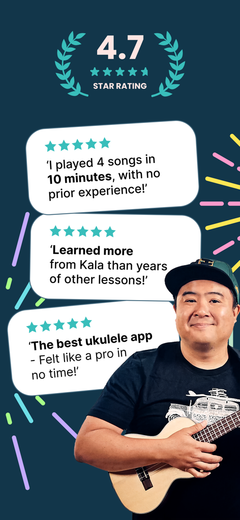 Ukulele Tuner & Lessons: Kala - Calificación de la aplicación Kala Ukulele y testimonios de usuarios