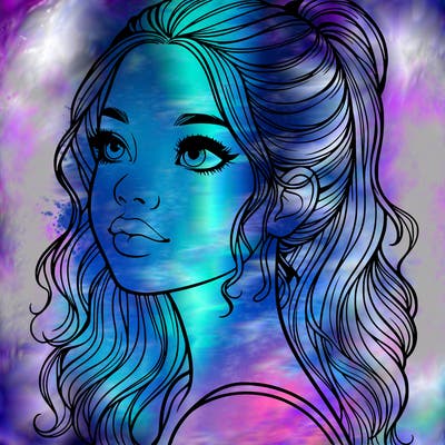 beautiful realistic girl