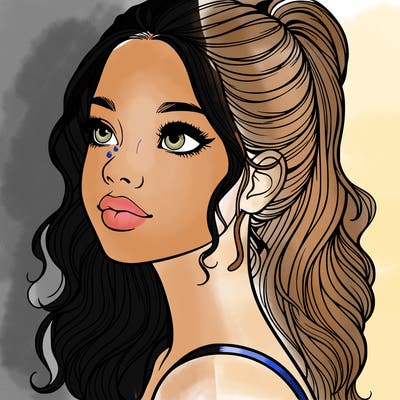 beautiful realistic girl