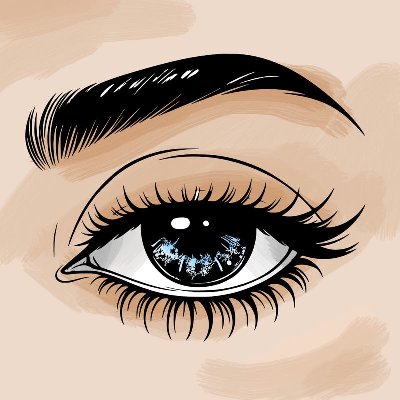 eye closed realistic