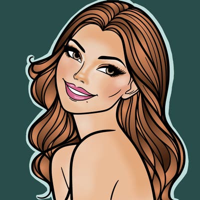 beautiful woman pretty smile realistic