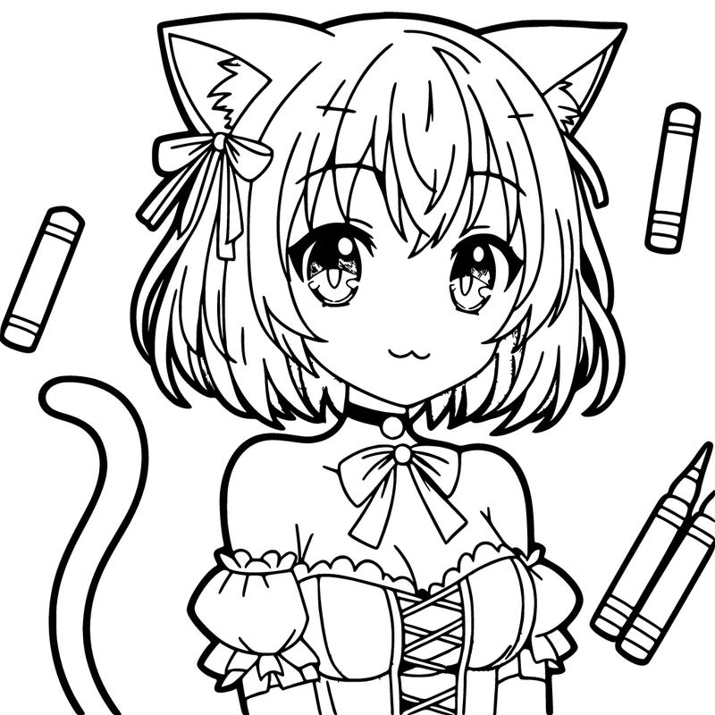 cat girl anime