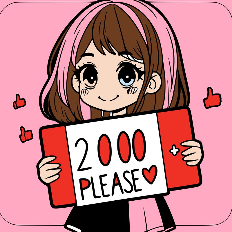 a girl holding a 200 likes please sign