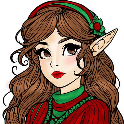 realistic elf girl