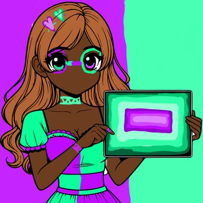 realistic pretty girl holding blank sign