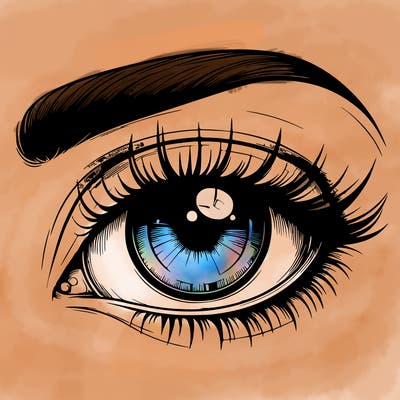 realistic eye
