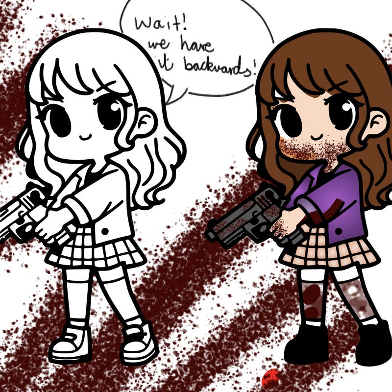 girl with gun