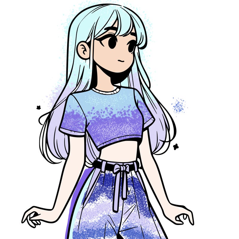 girl in a cute crop top