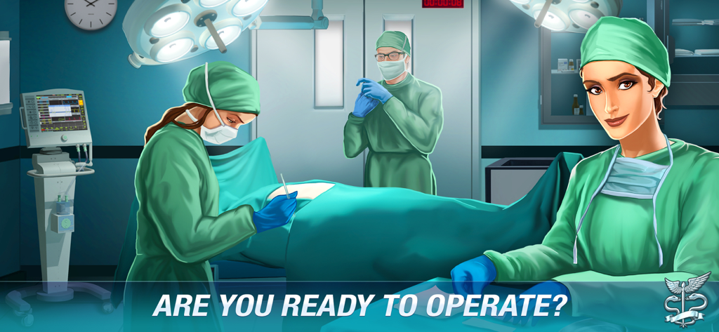 A team of surgeons in an operating room with the text Are you ready to operate