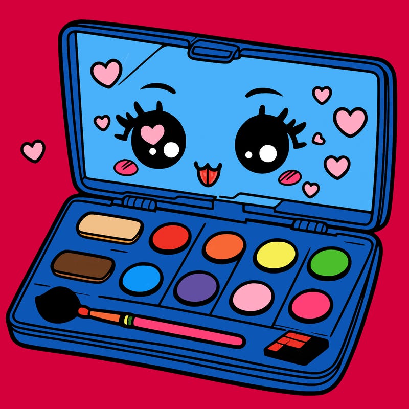 makeup pallet