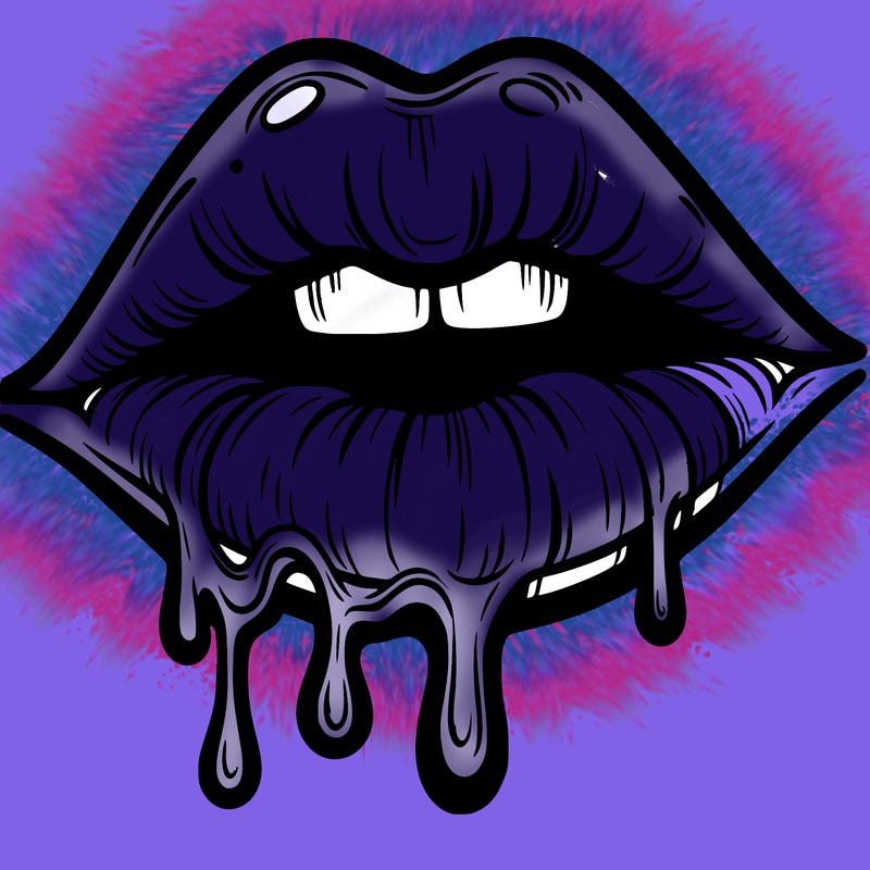 lips that look realistic and drip