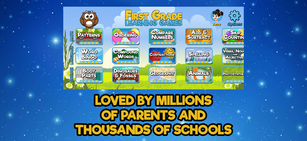 1st Grade Learning: School Ed - Education App | MWM