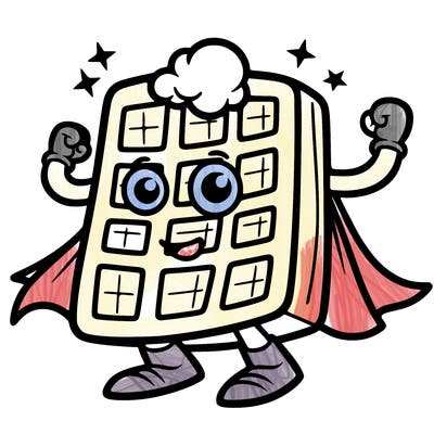 waffle superhero