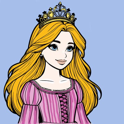 a realistic medieval princess with a tiara