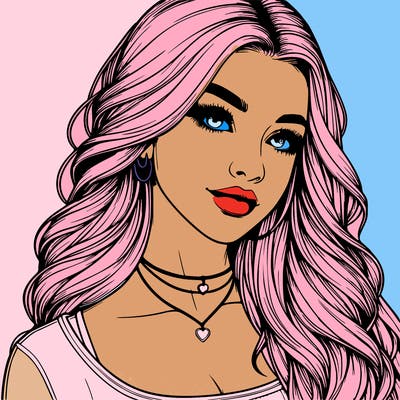 detailed realistic girl