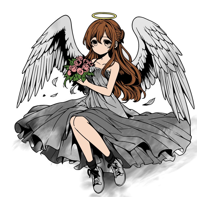 manga angel realistic