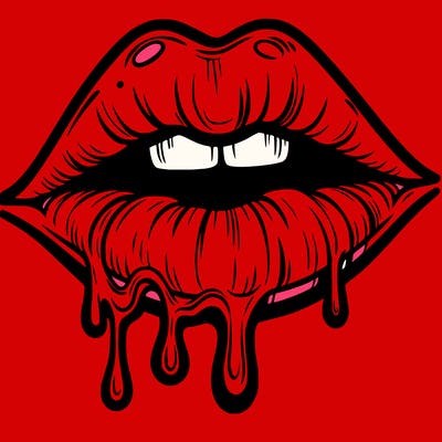lips that look realistic and drip