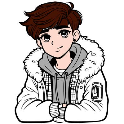 stylish teenager