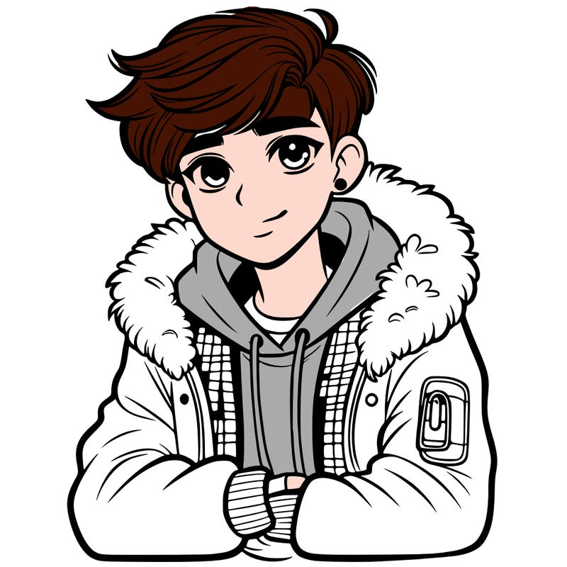 stylish teenager