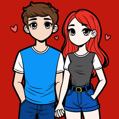 boyfriend and girlfriend