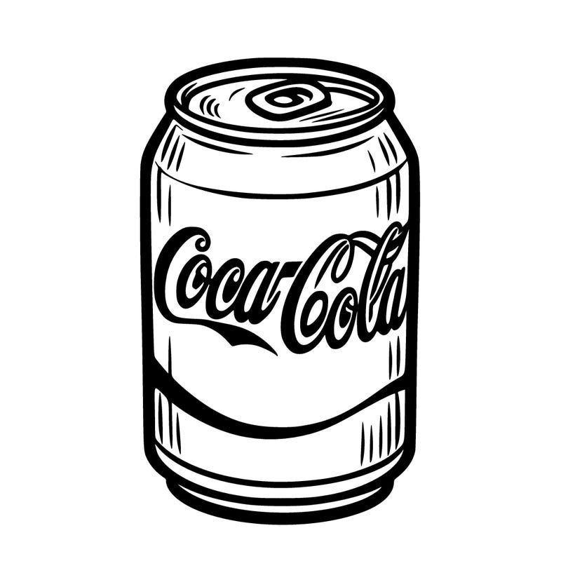 a can of coca-cola
