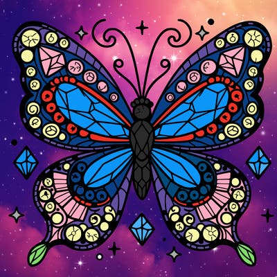 jeweled butterfly