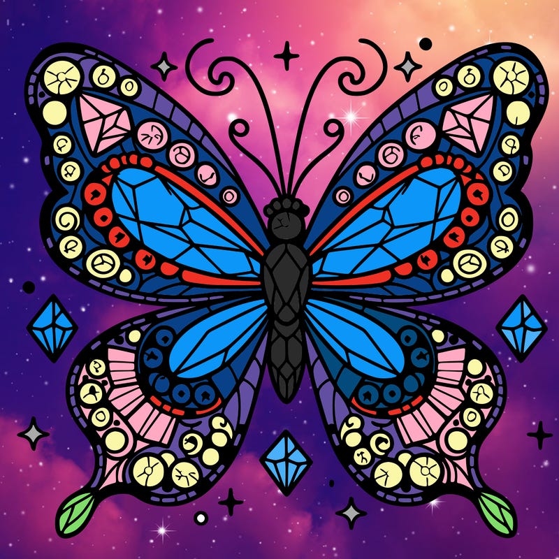 jeweled butterfly