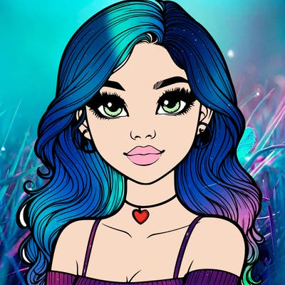 realistic pretty girl