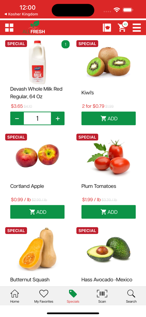 All Fresh Supermarket - Shopping App | MWM