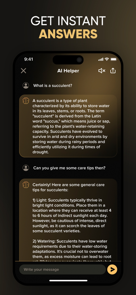 Interfaccia dell'app AI Gemini che mostra una conversazione di chat con risposte istantanee su uno schermo di smartphone.